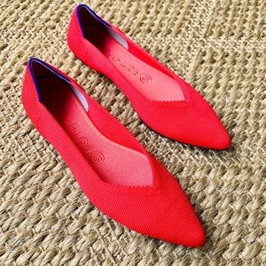 Rothy’s - The Point - Flame - Size 7.5
